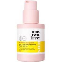 one.two.free! - Daily Sun Protection Fluid SPF 50 Apsauga nuo saulės 30 ml unisex