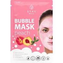 Stay Well - Deep Cleansing Bubble Mask – Peach Lakštinės veido kaukės 20 g unisex