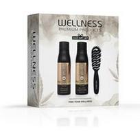 Wellness - Wellplex Shampoo, Conditioner & Black Hair Brush Set Plaukų priežiūros rinkiniai 1 pieces unisex