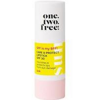 one.two.free! - Care & Protect SPF 30 Lūpų balzamai 4.3 g