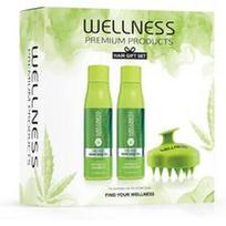 Wellness - Intensive Wellness Shampoo, Conditioner & Hair Scalp Massager Trio Plaukų priežiūros rinkiniai 1 pieces unisex
