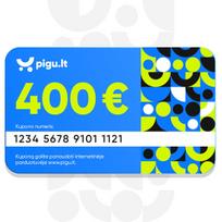El. Dovanų kuponas, € 400 vertės