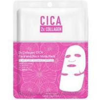 MITOMO - 2x Collagen CICA Face and Neck Mask Lakštinės veido kaukės 35 g unisex