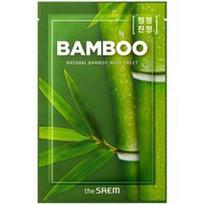 The SAEM - Natural Bamboo Mask Sheet Lakštinės veido kaukės 21 ml unisex
