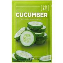 The SAEM - Natural Cucumber Mask Sheet Lakštinės veido kaukės 21 ml unisex