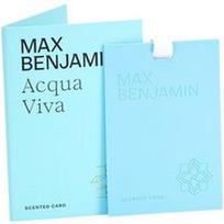 Max Benjamin - Scented Card Acqua Viva Namų ir automobilio kvapai 1 pieces unisex