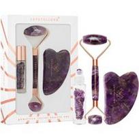 Crystallove - Amethys Quartz Roller And Gua Sha Set Veido masažavimo prietaisai 1 pieces unisex