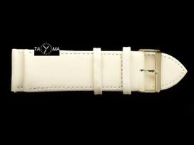 Natūralios odos laikrodžio dirželis 24mm - šviesiai rudas/auksinis