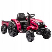 Accu Tractor raudonas vaikams – įkraunamas vaikiškas važiuojamas traktorius