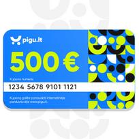 El. dovanų kuponas, € 500