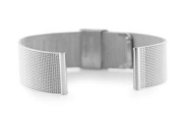 Metalinė apyrankė 301S - tinklinė - sidabrinė - 20mm