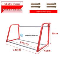 Mobile Tire Display Stand with Wheels for Workshop and Repair Shop