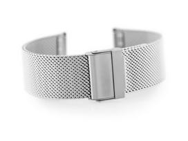 Metalinis apyrankė 302S - tinklinė - sidabrinė - 22mm