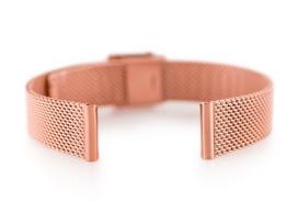 Kokybiškas metalinis apyrankė 302RG - rožinė auksinė - 14mm