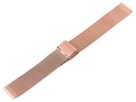 Metalinis apyrankė 301RG - tinklinis - rožinė auksinė - 22mm