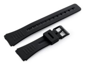 Juosta laikrodžiui PVC - modelis 4 - juoda - 22mm