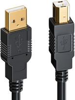 USB 2.0 High Speed aktyvus kabelis - DELEYCON - MK4818 - 480Mbps - USB A į USB B - atgal suderinamas su USB 1.0/1.1
