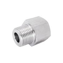 Stainless Steel 304 Metric-to-Inch Thread Adapter, Female M22X1.5 to Male NPT 1/2, Reducer (0710)