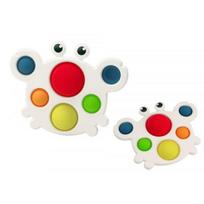 LEAN Toys Silicone Board Colorful Crab Pop It Educational Sensory