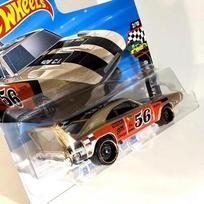 Hot Wheels Mainline Modeliukas 69 Dodge Charger Daytone Brown/Red No.56 Short card Metal Base (yra Sandėlyje)