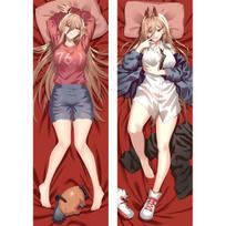 Anime Dakimakura Grandininis pjūklas Vyriškas, apkabinantis kūną pagalvės užvalkalas, pagalvės užvalkalas Natūralaus dydžio Otaku pagalvėlės užvalkalas Dovanos 120x40cm Pillowcase