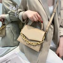 Retro Candy Color Crossbody Bag - Red Bridal Wedding Women's Autumn/Winter Collection tamsi chaki spalva