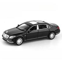 1/32 Benz Maybach S650 Automobilio Modelis Žaislas Lydinio Liejinys Limuzinas Simuliaciniai Transporto Priemonių Garsas Šviesa Guminės Padangos Žaislai Gimtadienio Dovanos Berniukams balta