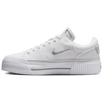 Nike Court Legacy Lift Balti Šviesiai Dūminiai Pilki Moteriški Kedai Summit-White Phantom FZ2606-100 35.5