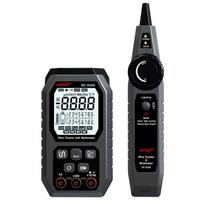 NOYAFA NF-8509 2 viename tinklo kabelio testeris multimetras linijos ieškiklis POE testui NCV AC DC Cat5 Cat6 voltmetras Ethernet laido ieškiklis juoda