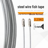 Elektriko Plieninio Vamzdžio Traukiklis - Kabelių Dėjimo Įrankis dviguba galvutė 5m vielos traukiklis - 0,23kg spalva