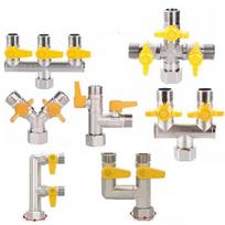 Naujas žalvarinis maišytuvo perjungimo vožtuvas 1/2  žarnos antgalis Storas dušo perjungimo vožtuvas Anti-leak T adapteris Žarnos vamzdžio jungtis Dušo galvutė Style 2