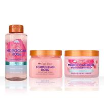 Tree Hut kūno šveitiklis + putojantis gelis prausimuisi + plakta kūno sviestas 3 rinkinys Pasirinkite 1 Moroccan Rose [BEST] 3-piece set