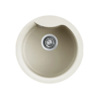Granitinė plautuvė EGO ROUND Ø485mm, antikinė balta G62
