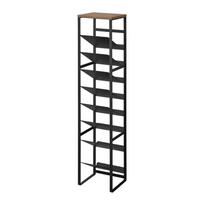 Juodos spalvos iš metalo vyno lentyna butelių skaičius 16 20x88,5x19 cm Tower – YAMAZAKI