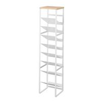 Baltos spalvos iš metalo vyno lentyna butelių skaičius 16 20x88,5x19 cm Tower – YAMAZAKI