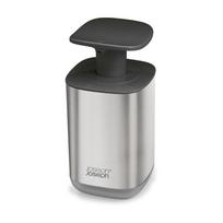 Blizgios sidabrinės spalvos iš nerūdijančio plieno muilo dozatorius 250 ml Presto Steel – Joseph Joseph