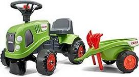 "Falquet Falk", Claas traktoriaus vežimėlis su priekaba, nuo 12 mėnesių, su kastuvu ir grėbliu, 2 personalizuoti stiliai, personalizuota numerio lentelė, 212C