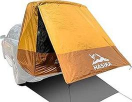 "Hasika" 2 asmenų kempingo palapinė "Sun Shade Privacy" Lengva įrengti per 120 sekundžių Vandeniui atspari 3000 mm UPF 50+ Yellow