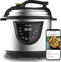 "Newlux Chef Pot V110" programuojama elektrinė slėginė viryklė 10 programuojamų 1000 W talpos 6 l 24 valandų laikmatis išsaugo šilumą Kepimas naudojant 2 skirtingus spaudimus