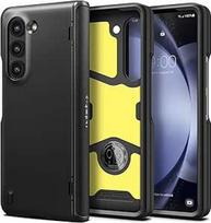 "Spigen Slim Armor Pro" dėklas, suderinamas su "Samsung Galaxy Z Fold 5" - Juodas