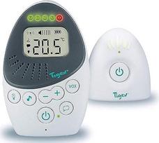 "Tigex Easy Protect Plus" įkraunamas kūdikių monitorius su "Eco" režimu, "Walkie Talkie", "Lullaby" ir naktine šviesa