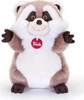 "Trudi Raccoon Ringo" idealus pliušinis meškėnas, kaip dovana gimtadienio, Kalėdų ir kitomis progomis, 18 x 28 x 18 cm, M dydis, ūkio gyvūnai, modelis 24043