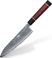 FINDKING 8 colių japoniškas virėjo peilis, aukščiausios kokybės virtuvinis peilis iš damaskinio plieno, daugiafunkcinis "Gyuto" peilis, pasižymintis išskirtinėmis pjovimo savybėmis (serija "Samurai")