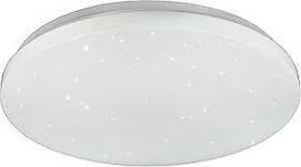 Reality Leuchten Kira R62381100 LED lubų šviestuvas plastikinis baltas su 18 W nuotolinio valdymo pulteliu, reguliatoriumi, keičiančiu spalvą, naktine šviesa
