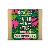 Faith In Nature Dragon Fruit ekologiškas kietasis šampūnas pažeistiems ir dažytiems plaukams 85g