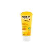 Weleda kūdikių kūno ir plaukų prausimosi kremas su medetkomis (200 ml)