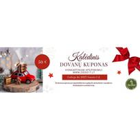 50€ dovanų kuponas, apsipirkti Žiedo 17