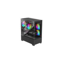 Case|XILENCE|XG172|MidiTower|Case product features Fan control panel/Transparent panel|Not included|Colour Black|XG172