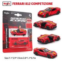 Maisto 1:64 Ferrari SF90 SP1 812 DAYTONA SP3 911 GT2 RS Chassis full alloy die-casting car model collection gift toys