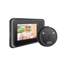 1080P WiFi vaizdo durų skambutis, akutės žiūriklis, išmanus belaidis durų skambutis, IR naktinis matymas, 4,0  LCD ekranas, skaitmeninė durų akutės kamera
